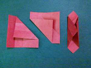 cach gap hoa hong origami 3