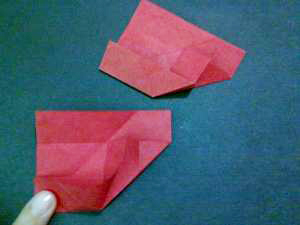 cach gap hoa hong origami 4