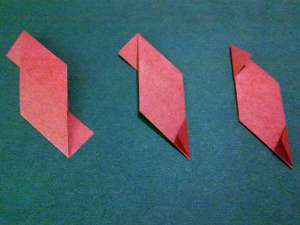 cach gap hoa hong origami 6