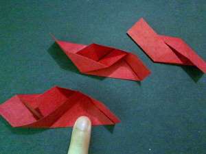 cach gap hoa hong origami 5