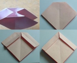 Cách xếp giấy hình nơ đẹp và đơn giản 3
