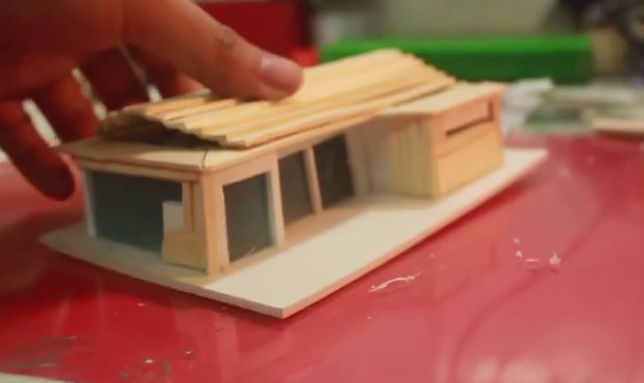 Cách làm mô hình nhà bằng que kem đơn giản chi tiết cho người mới bắt đầu